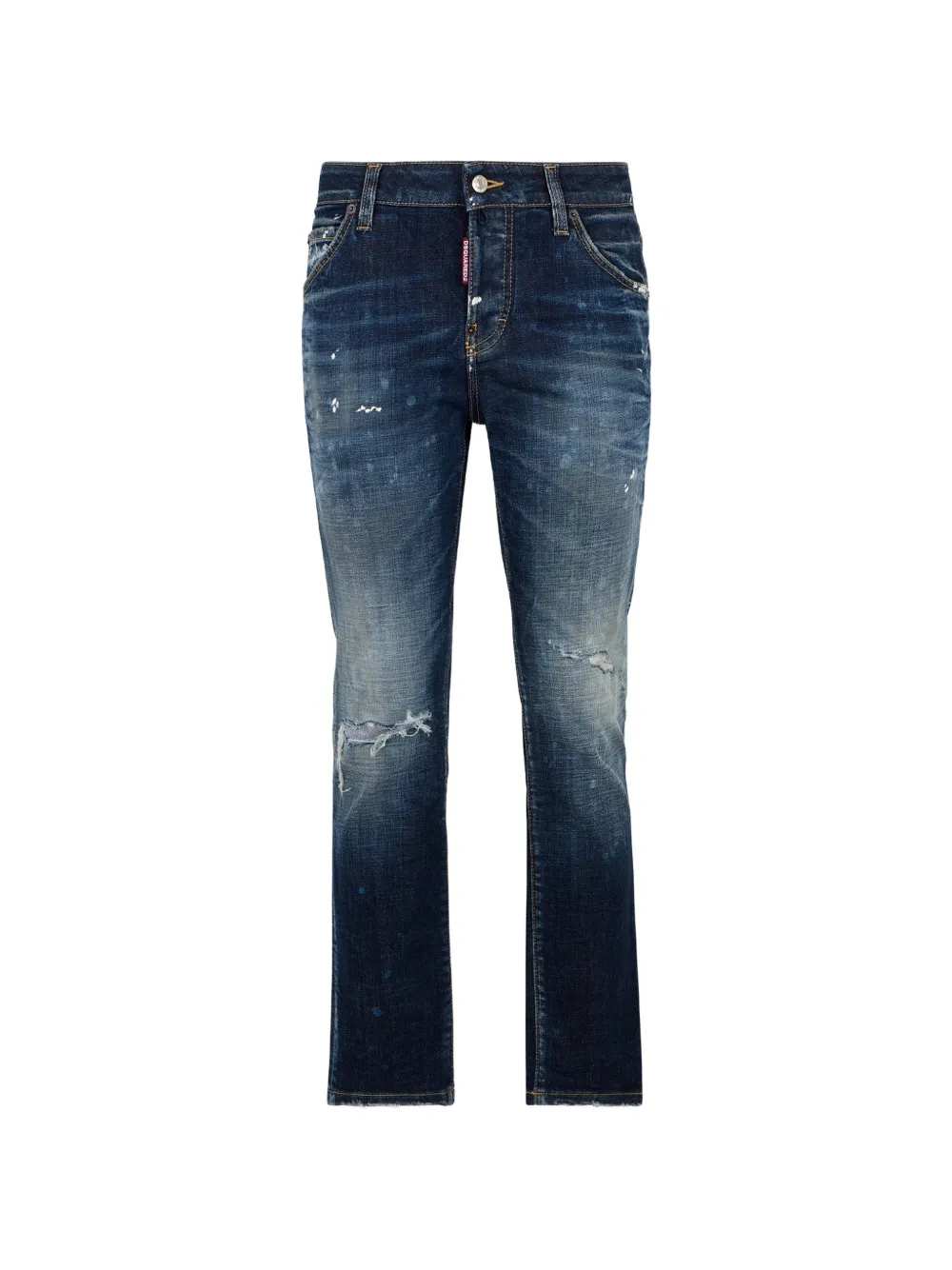 DSQUARED2 Dark Dirty Teddy Jeans im Distressed-Look - Blau