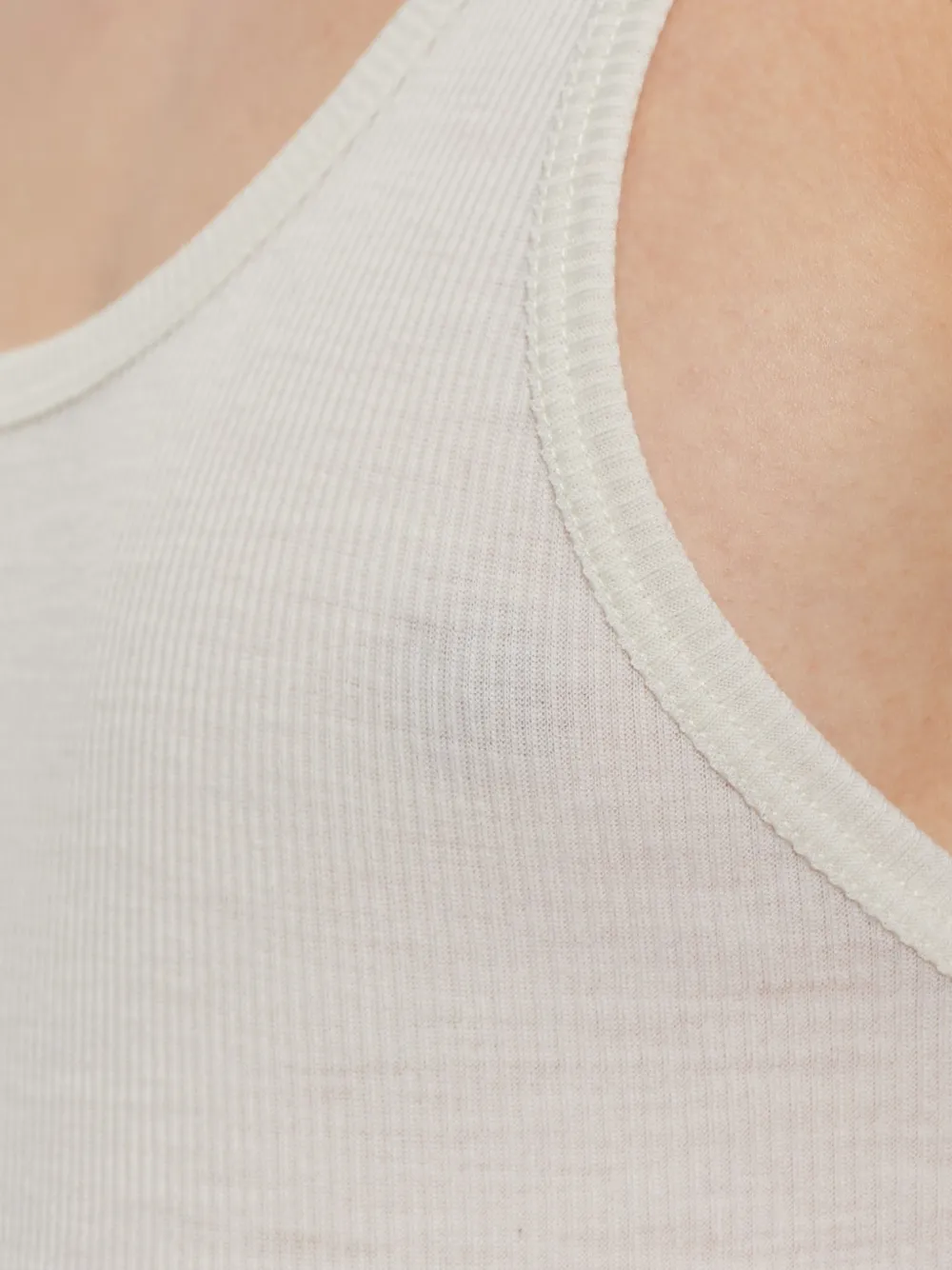 DSQUARED2 Ribgebreide tanktop Beige