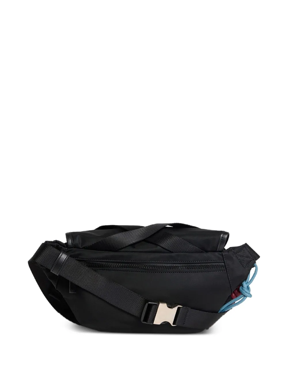 Dsquared2 Logo-patch Mesh-panel Belt Bag In Red