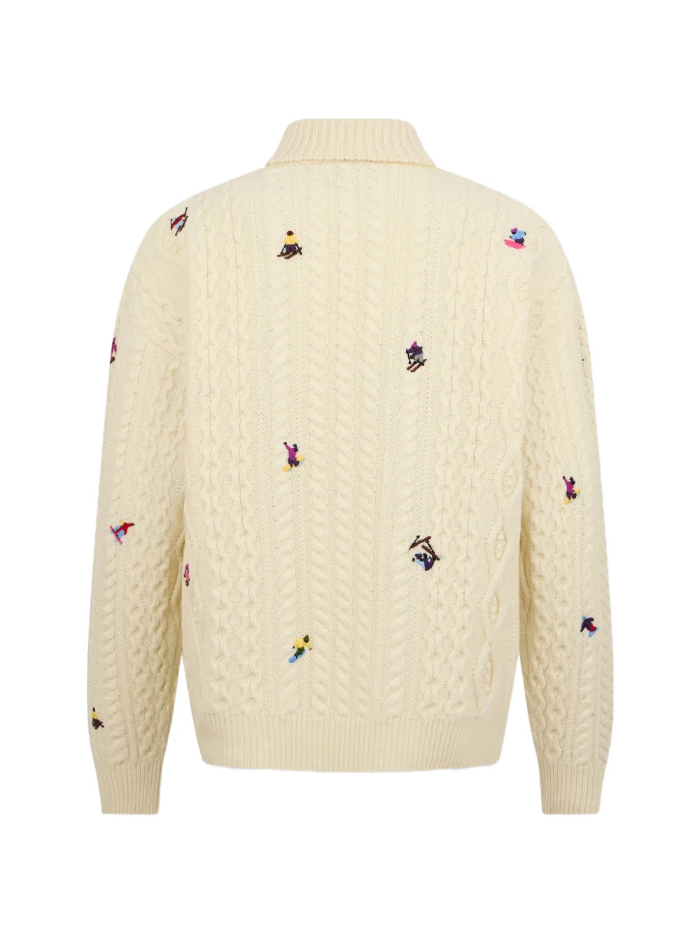 DSQUARED2 Snowy Dream kabelgebreid Beige