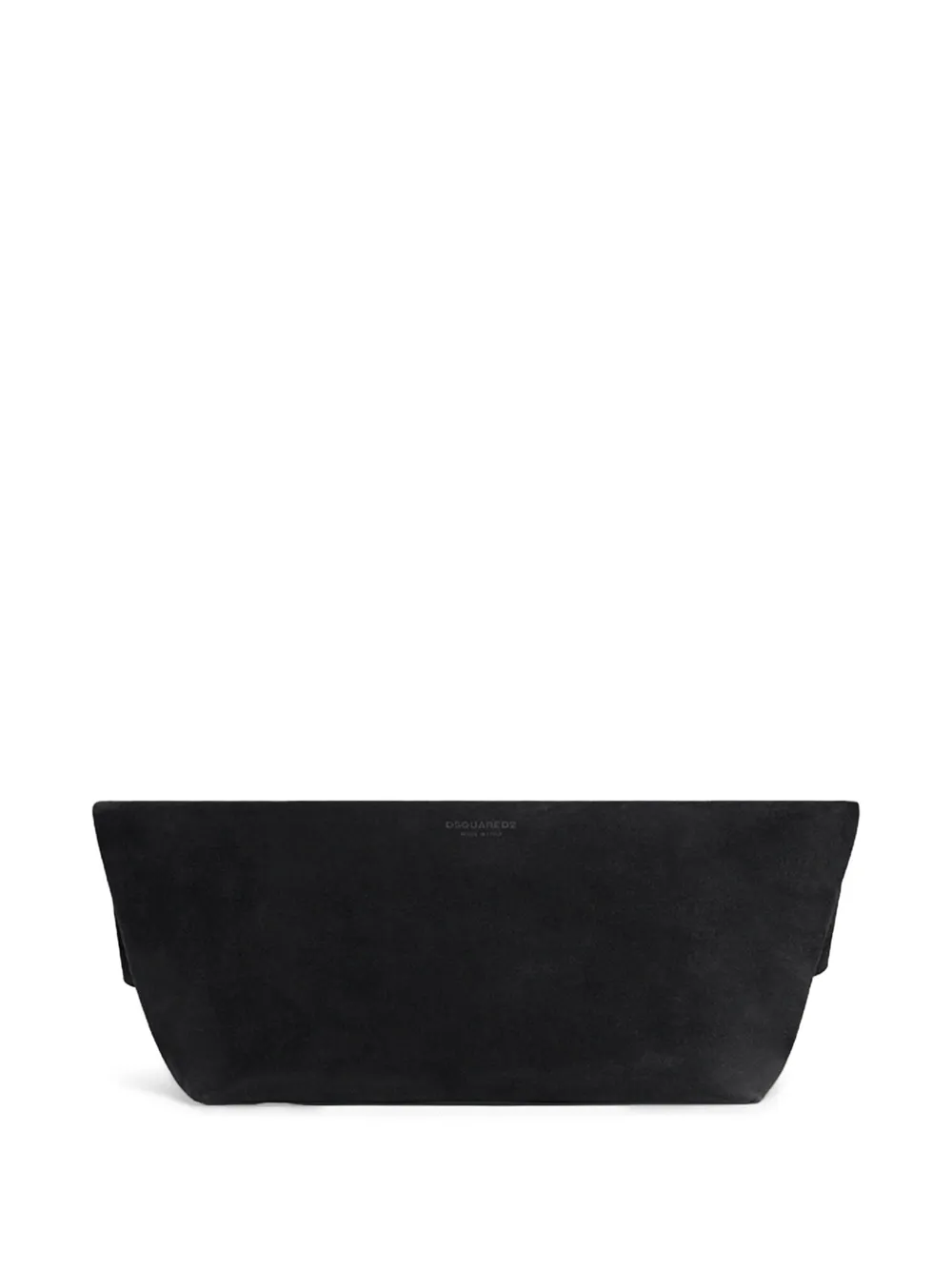 DSQUARED2 Suède clutch Zwart