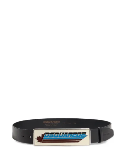 DSQUARED2 ceinture à plaque logo