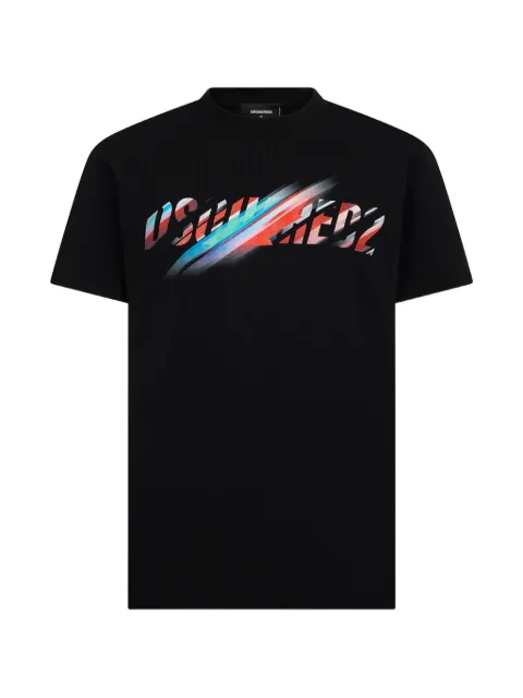 DSQUARED2 playera con logo estampado