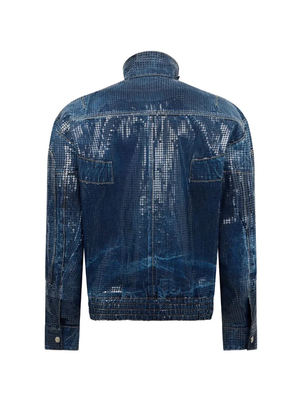 DSQUARED2 Denim jack Zilver
