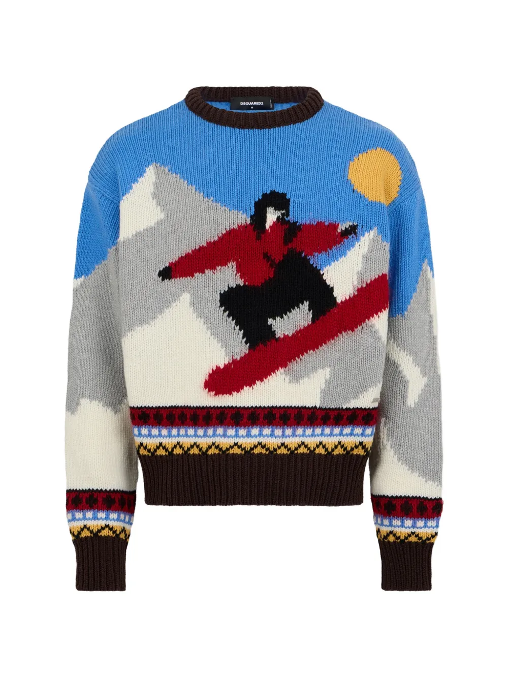 DSQUARED2 Maglione Snowy Dream - Blu