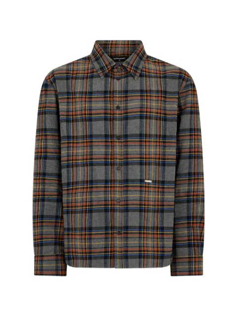DSQUARED2 hybrid lined check shirt