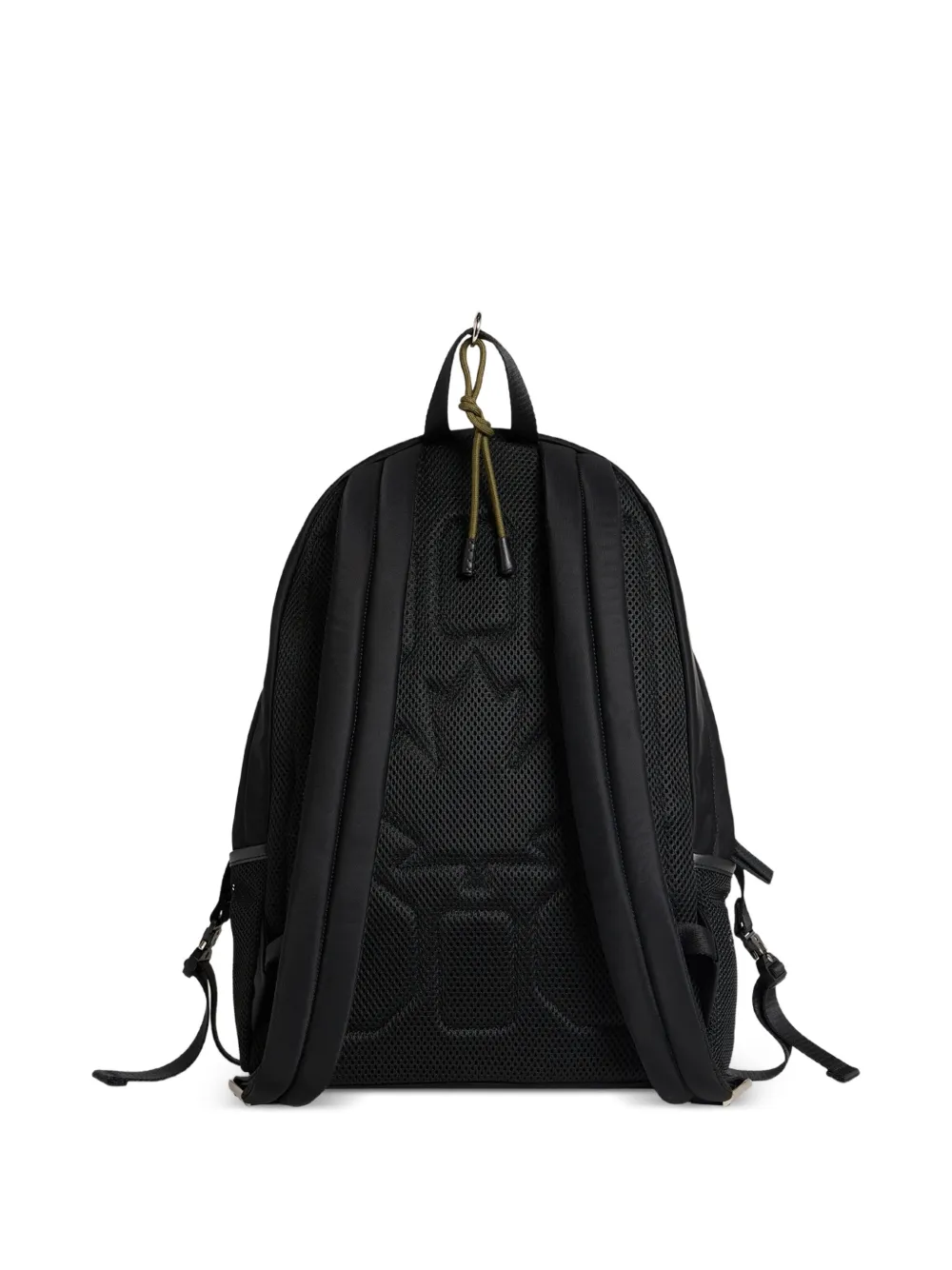DSQUARED2 Rugzak met logo-patch en geknoopt detail Zwart