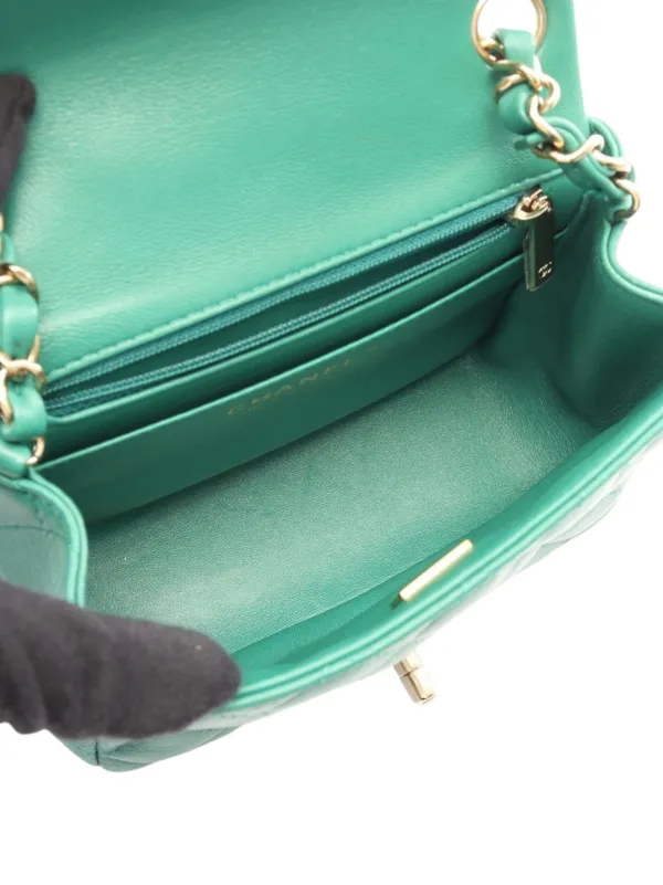 CHANEL Pre-Owned 2021-2026 Mini Square Classic Lambskin Single