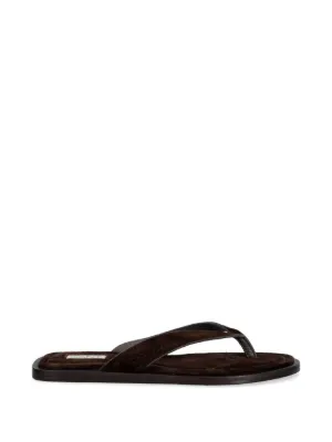 Jimmy Choo Diamond flip-flops | Black | FARFETCH CA