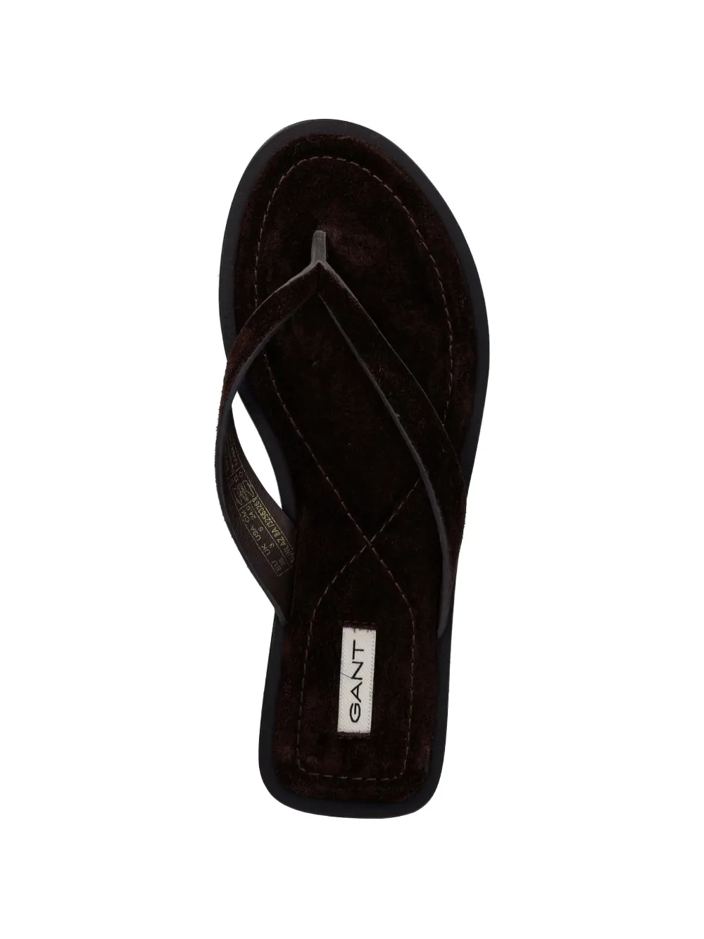 Gant suede thong-strap flip-flops Bruin