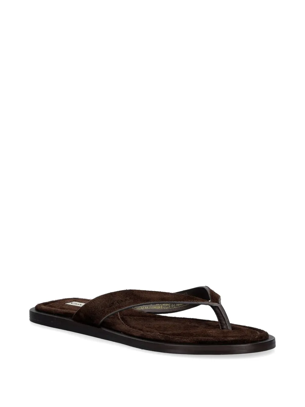 Gant suede thong-strap flip-flops Bruin