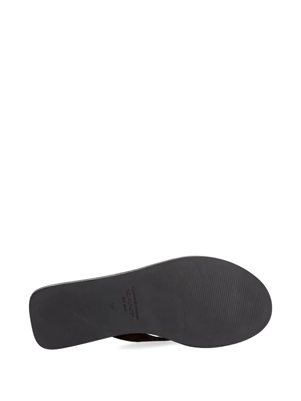 Gant suede thong-strap flip-flops Bruin