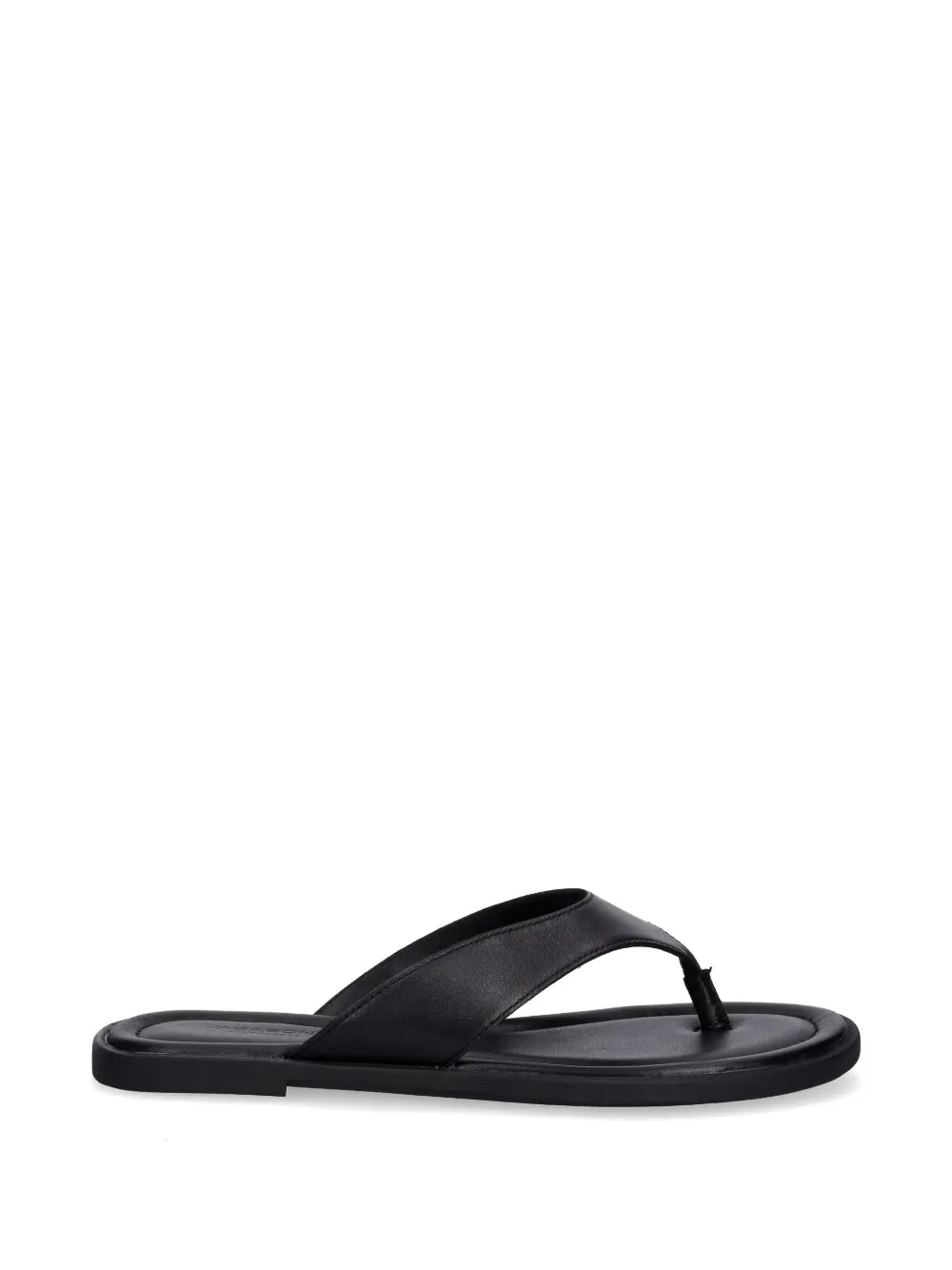 VAGABOND Zaida leather flat sandals Zwart