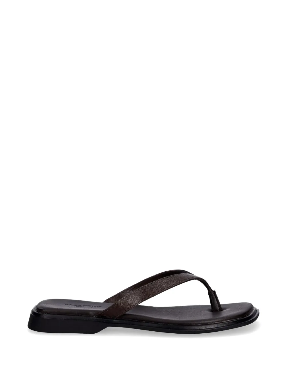 VAGABOND Izzy square-toe flat sandals Bruin