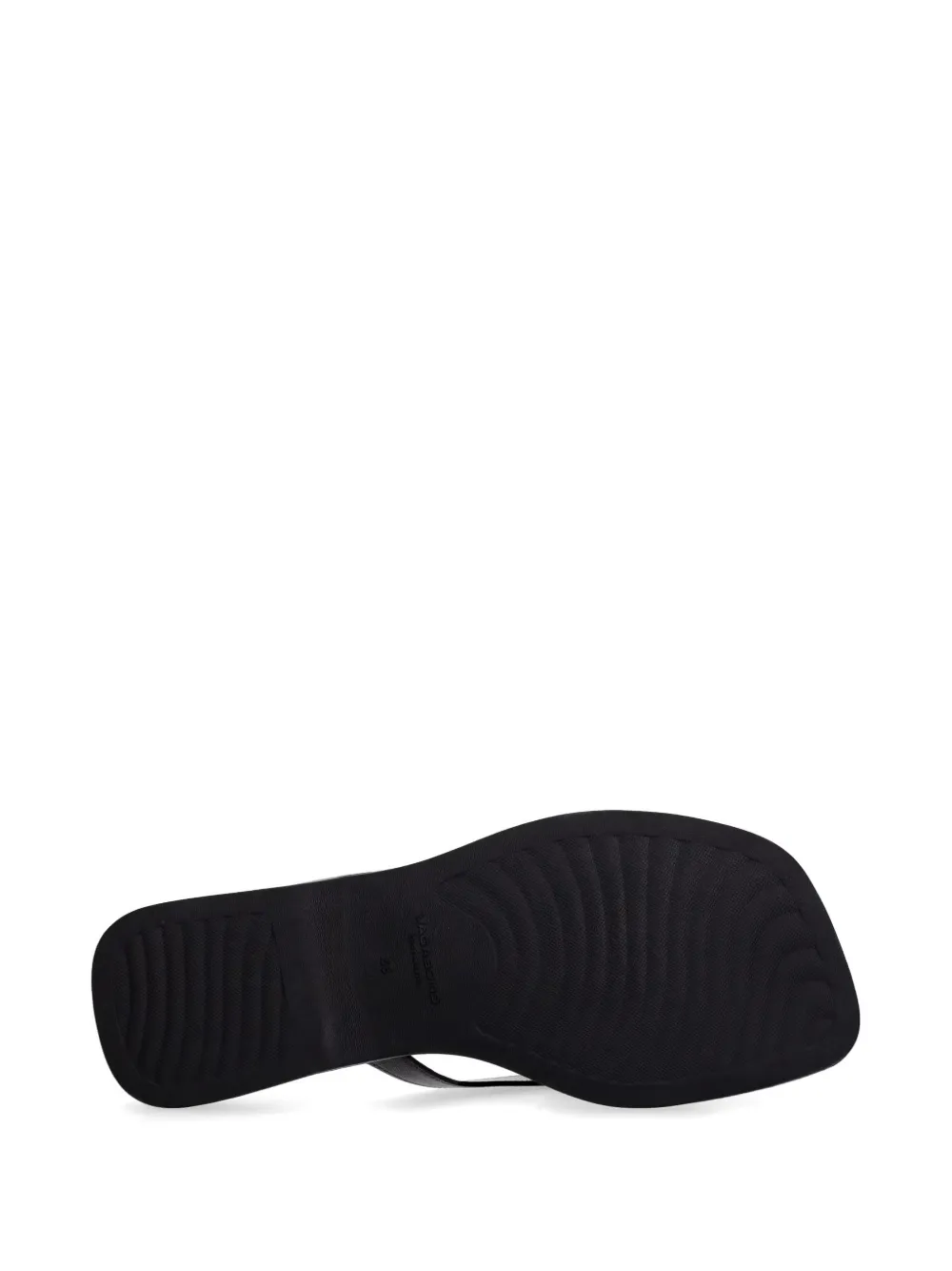 VAGABOND Izzy square-toe flat sandals Bruin