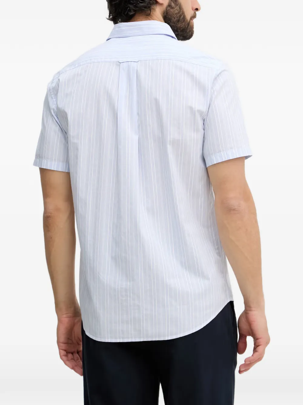 Gant Gestreept overhemd Blauw