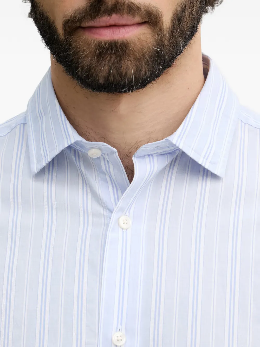 Gant Gestreept overhemd Blauw