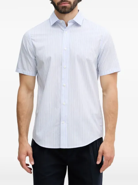 Gant vertical-stripe short-sleeve shirt