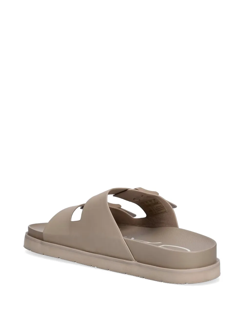 Gant buckle-fastening double-strap slides Beige
