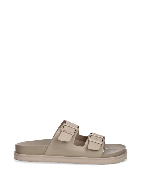 Gant buckle-fastening double-strap slides