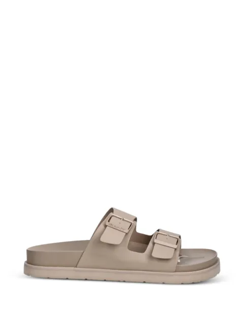Gant buckle-fastening double-strap slides