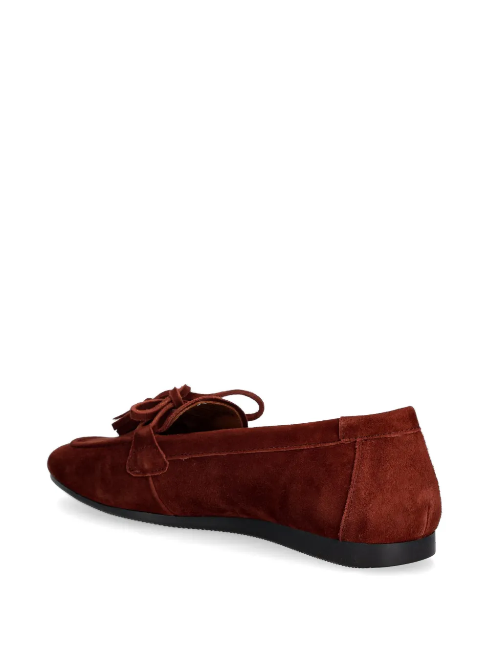 VAGABOND Hillary tassel-detail suede loafers Bruin