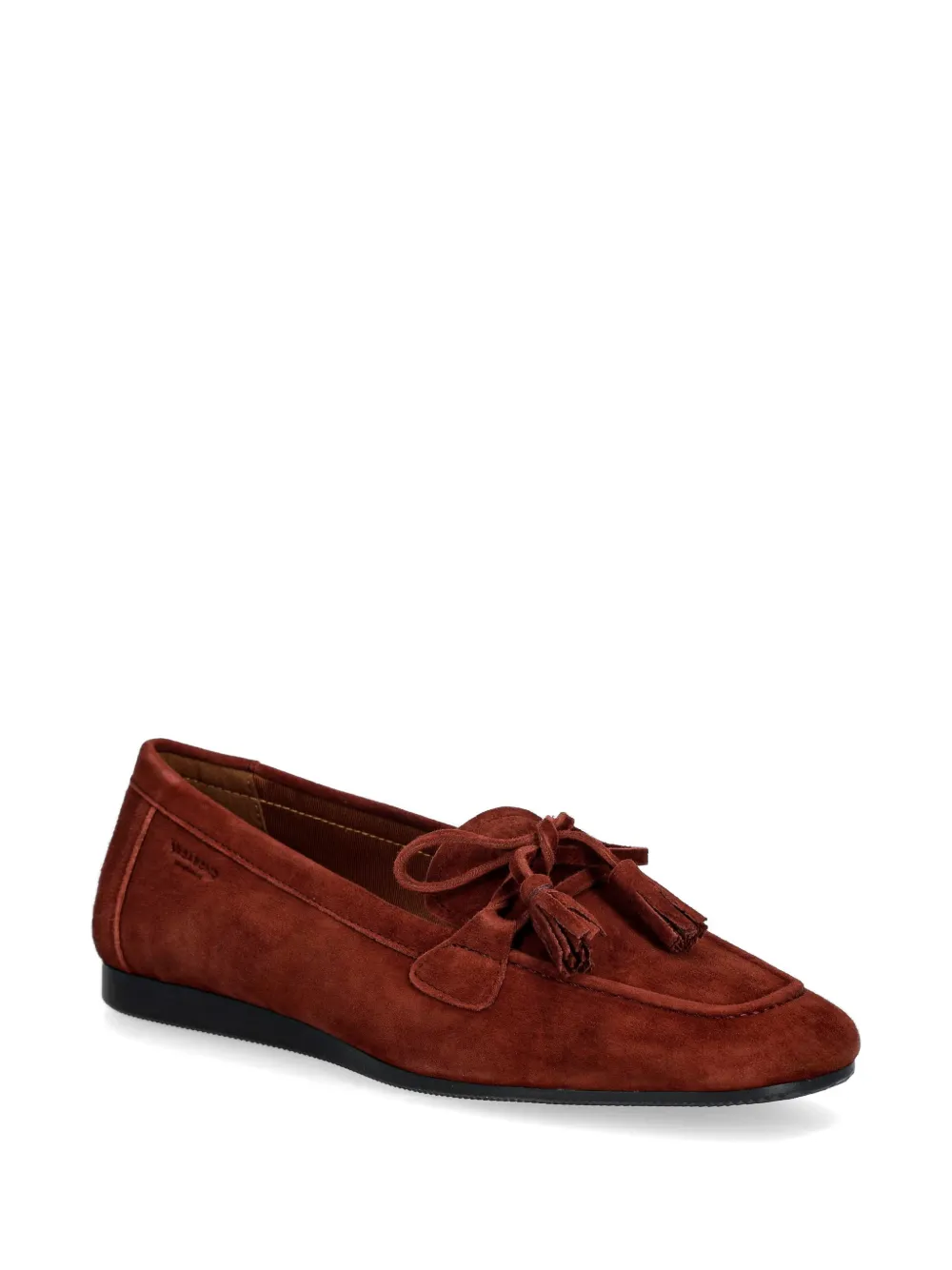 VAGABOND Hillary tassel-detail suede loafers Bruin