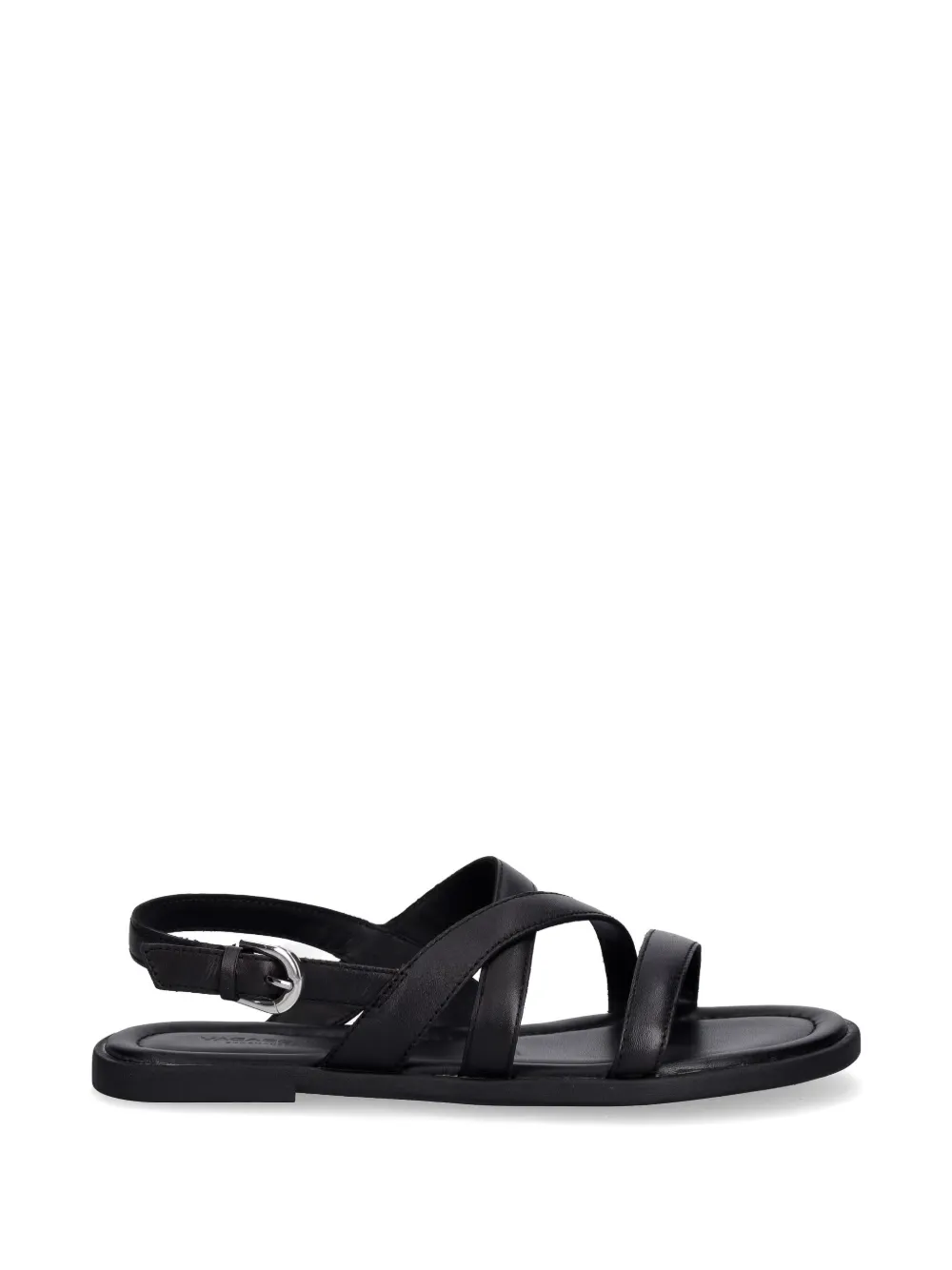 VAGABOND Zaida crossover-strap buckled sandals Zwart