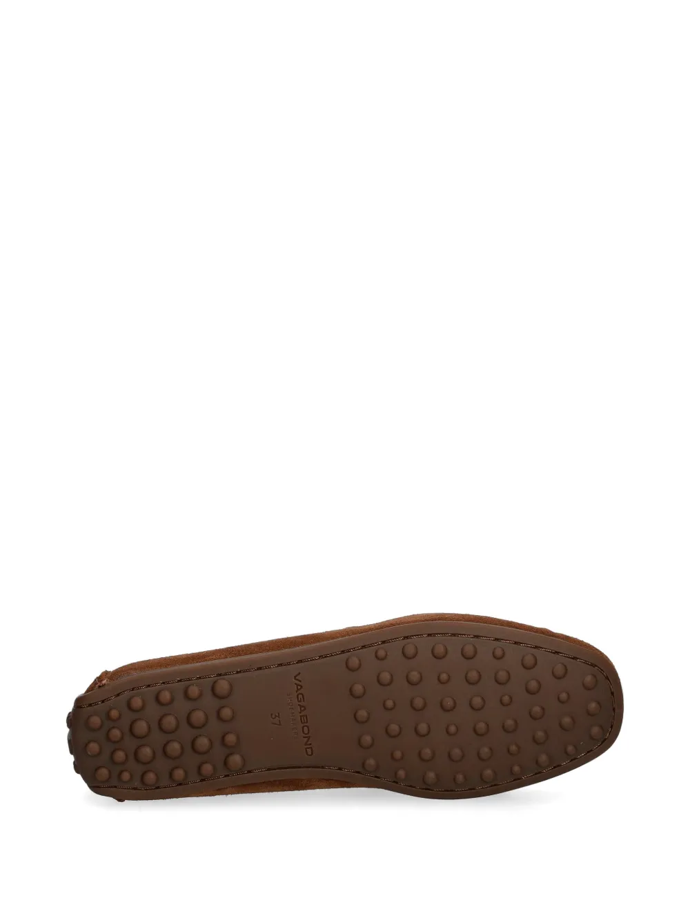 VAGABOND Larissa bow-detail suede loafers Bruin