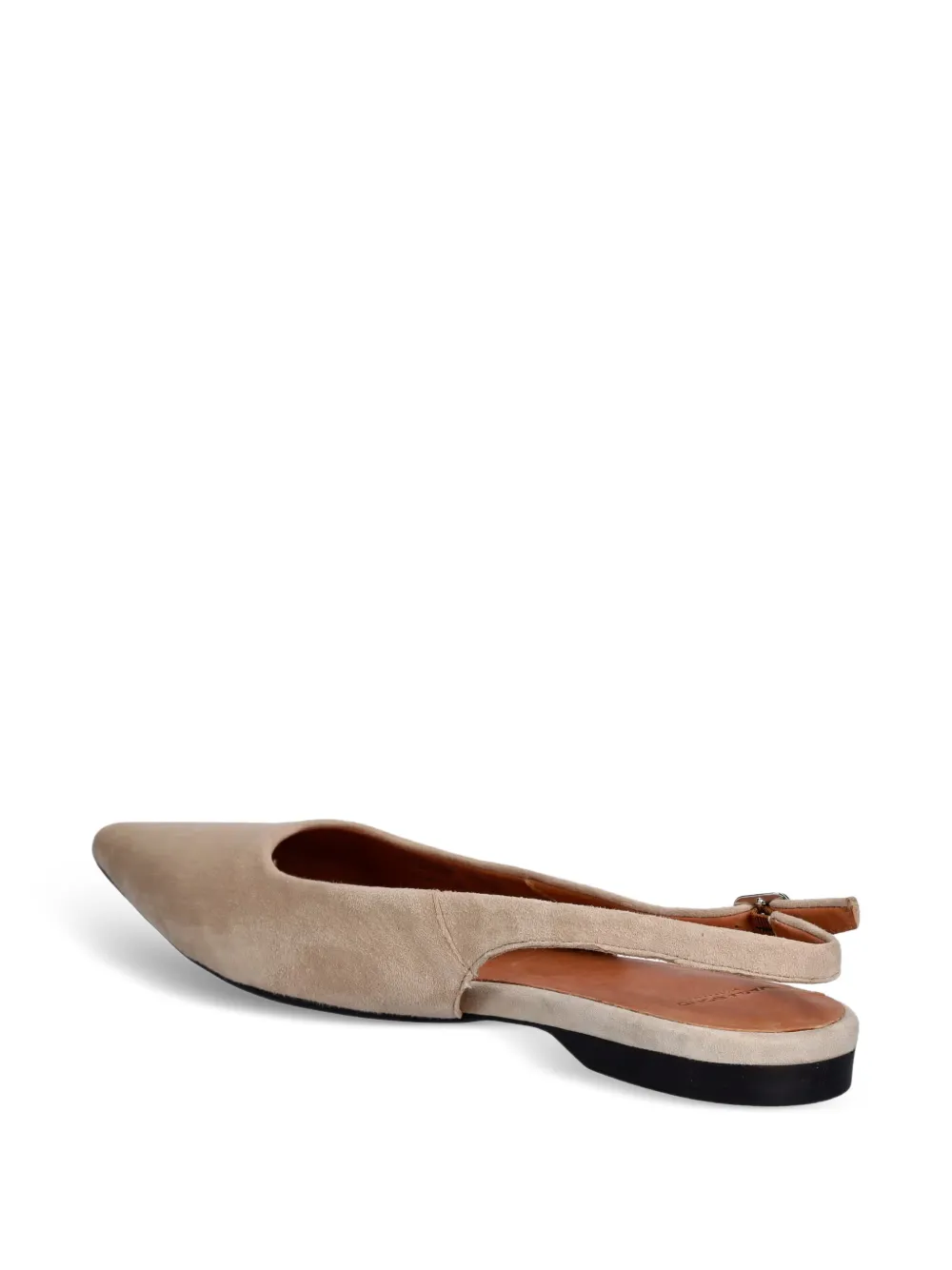 VAGABOND Hermine pointed-toe slingback ballet flats Beige