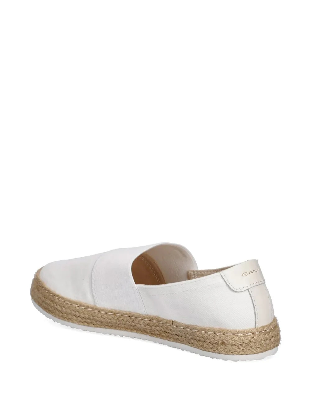 Gant braided-sole slip-on espadrilles Wit