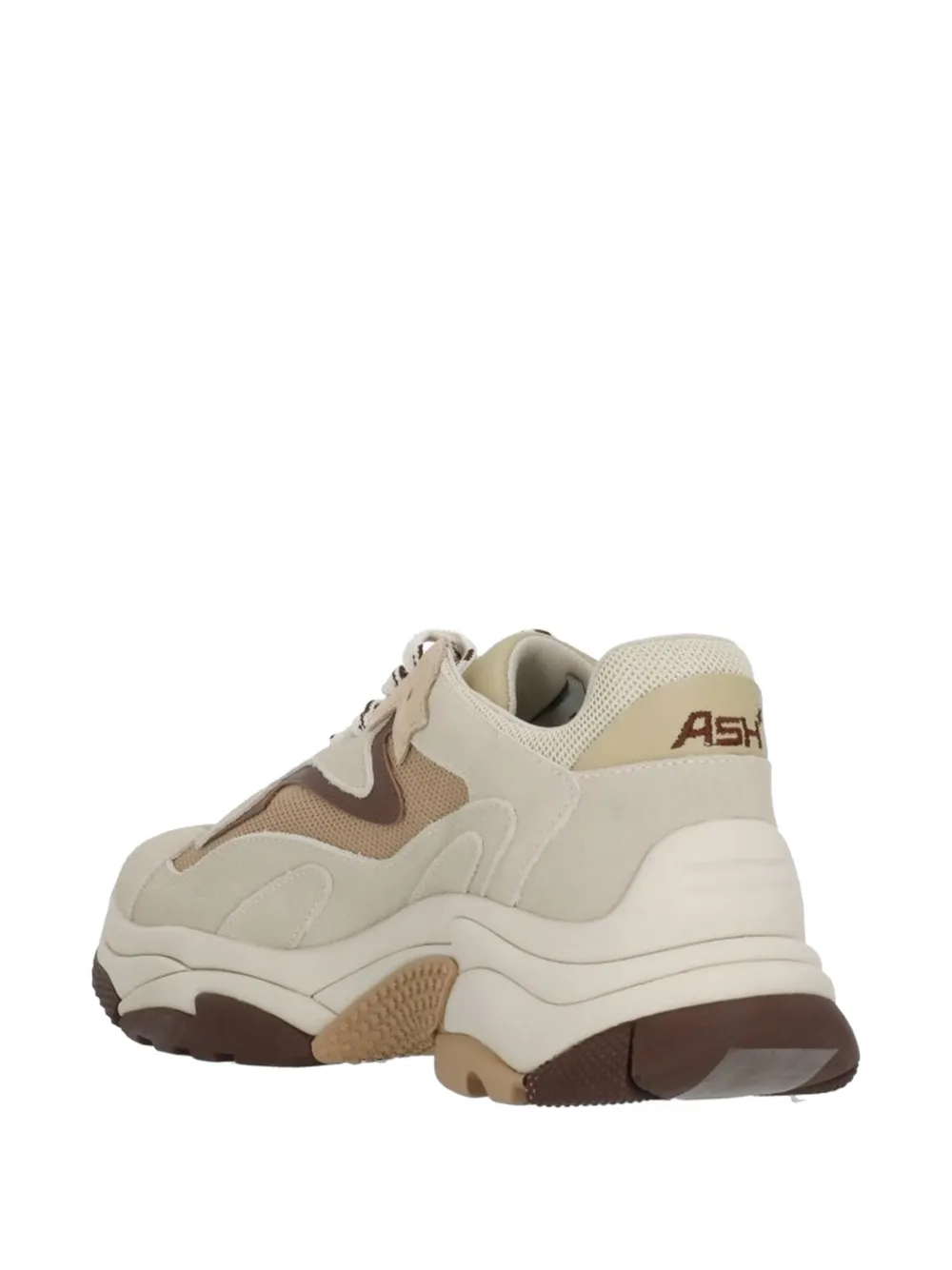 Ash Addict panelled sneakers Beige