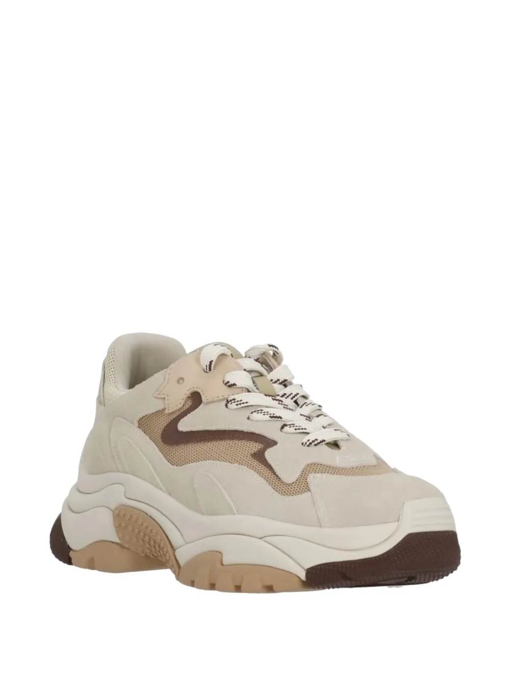 Ash Addict panelled sneakers Beige
