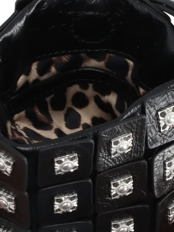ash black leather silver studded backpack Gilded The journey is the destination when youre carrying our Classic Womens Backpack CmengAo Black Studded Backpack for