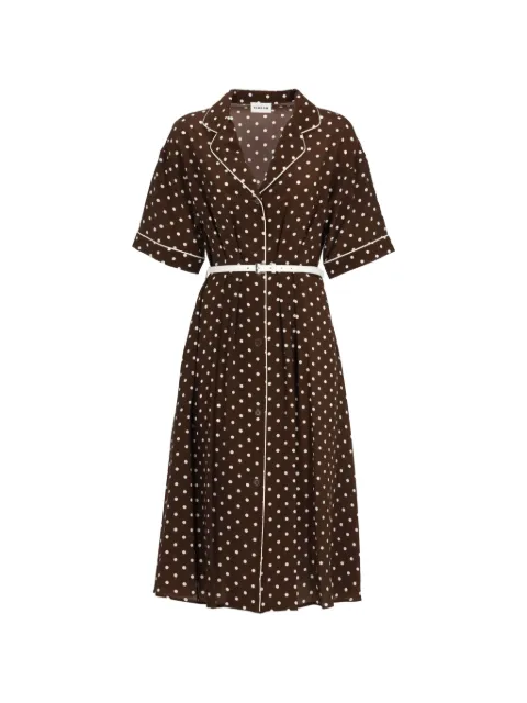 P.A.R.O.S.H. vestido midi con cinturón