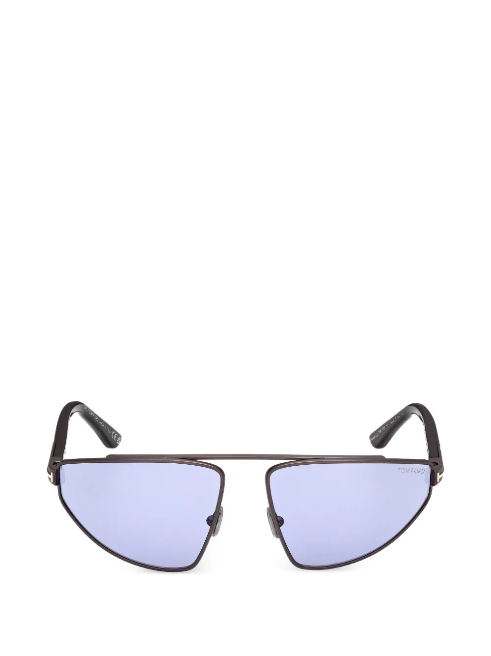 TOM FORD Eyewear geometric-frame sunglasses - Grigio