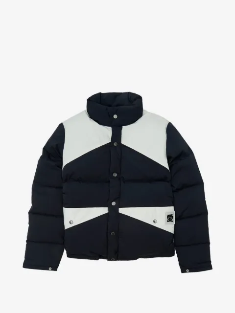 Ports V colour-block puffer jacket