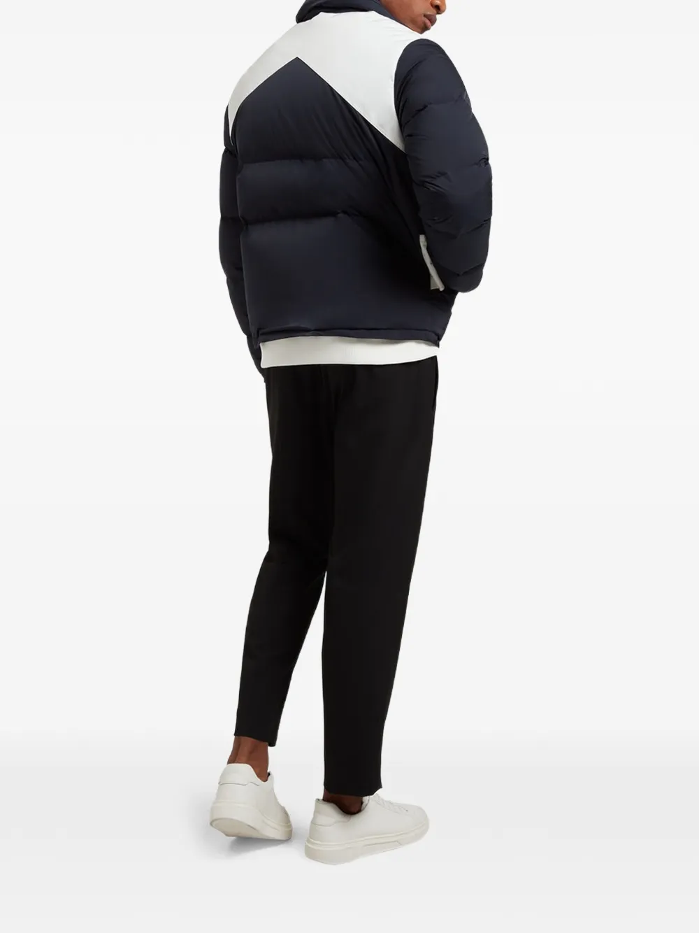 Ports V Donsjack met colourblocking Blauw
