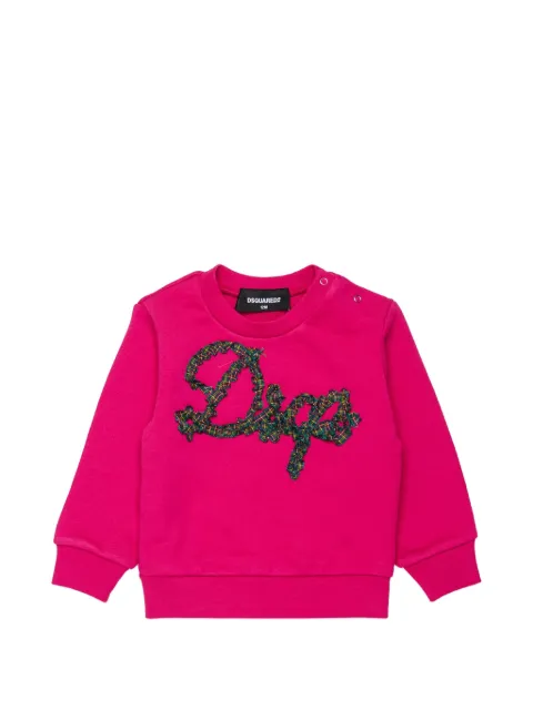 DSQUARED2 KIDS logo-appliqué sweatshirt