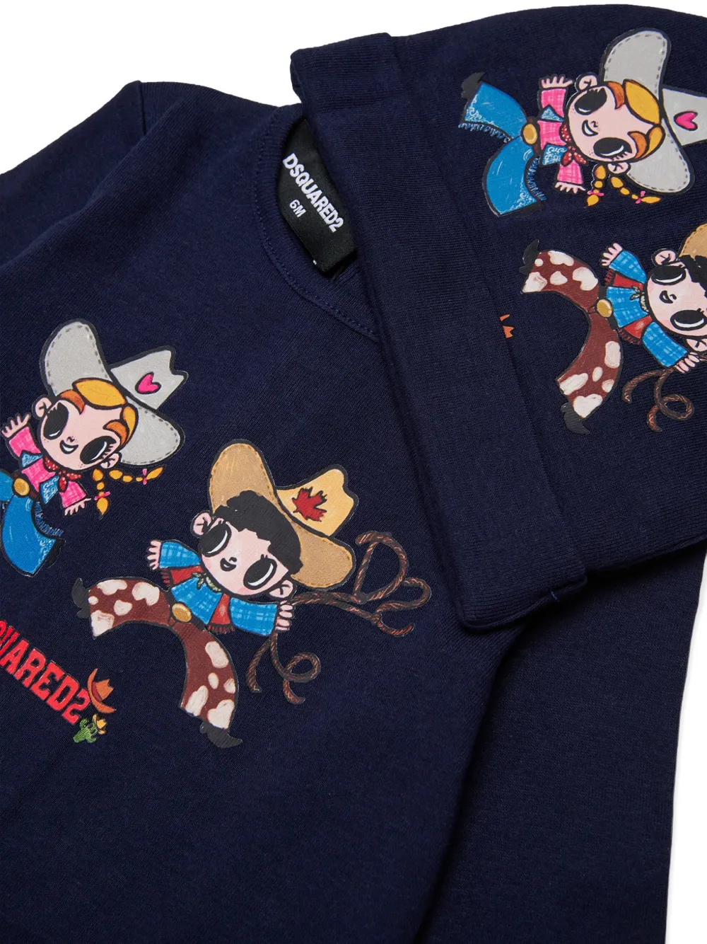  Dsquared2 Kids Pijama Con Motivo Gráfico - Azul 