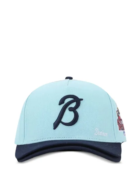 Bottega Desires double-brim logo-embroidered cap