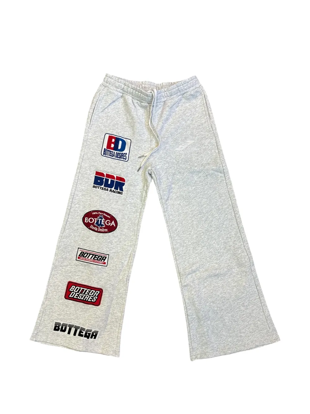 Bottega Desires patch-detail track pants - Grau