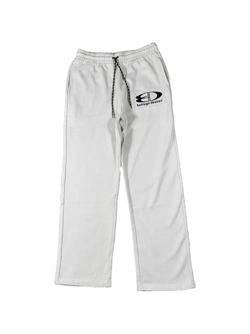 Bottega Desires logo-patch track pants - Grigio
