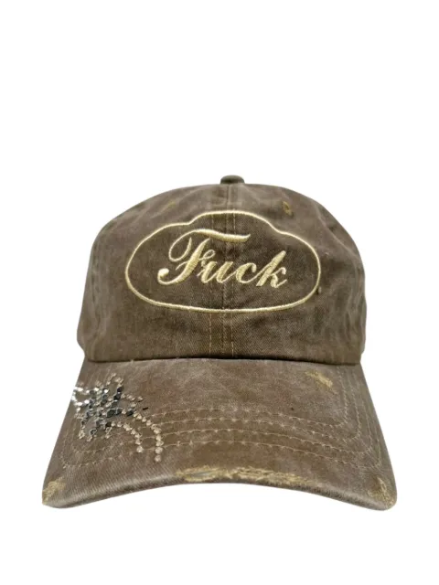 Alchemist crystal-embellished embroidered baseball cap