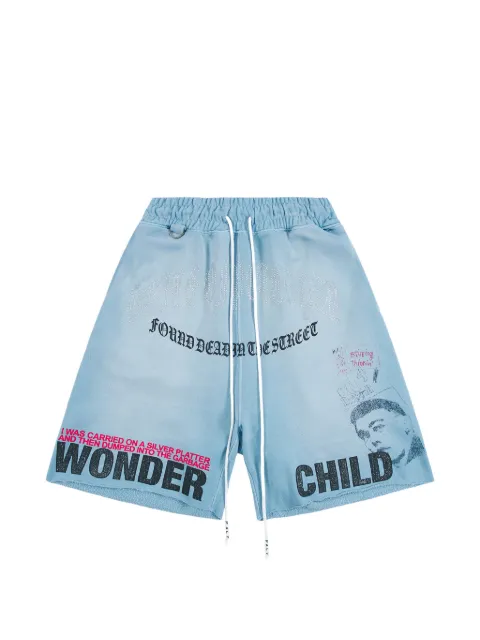 Paly Bobby Driscoll graphic-print shorts