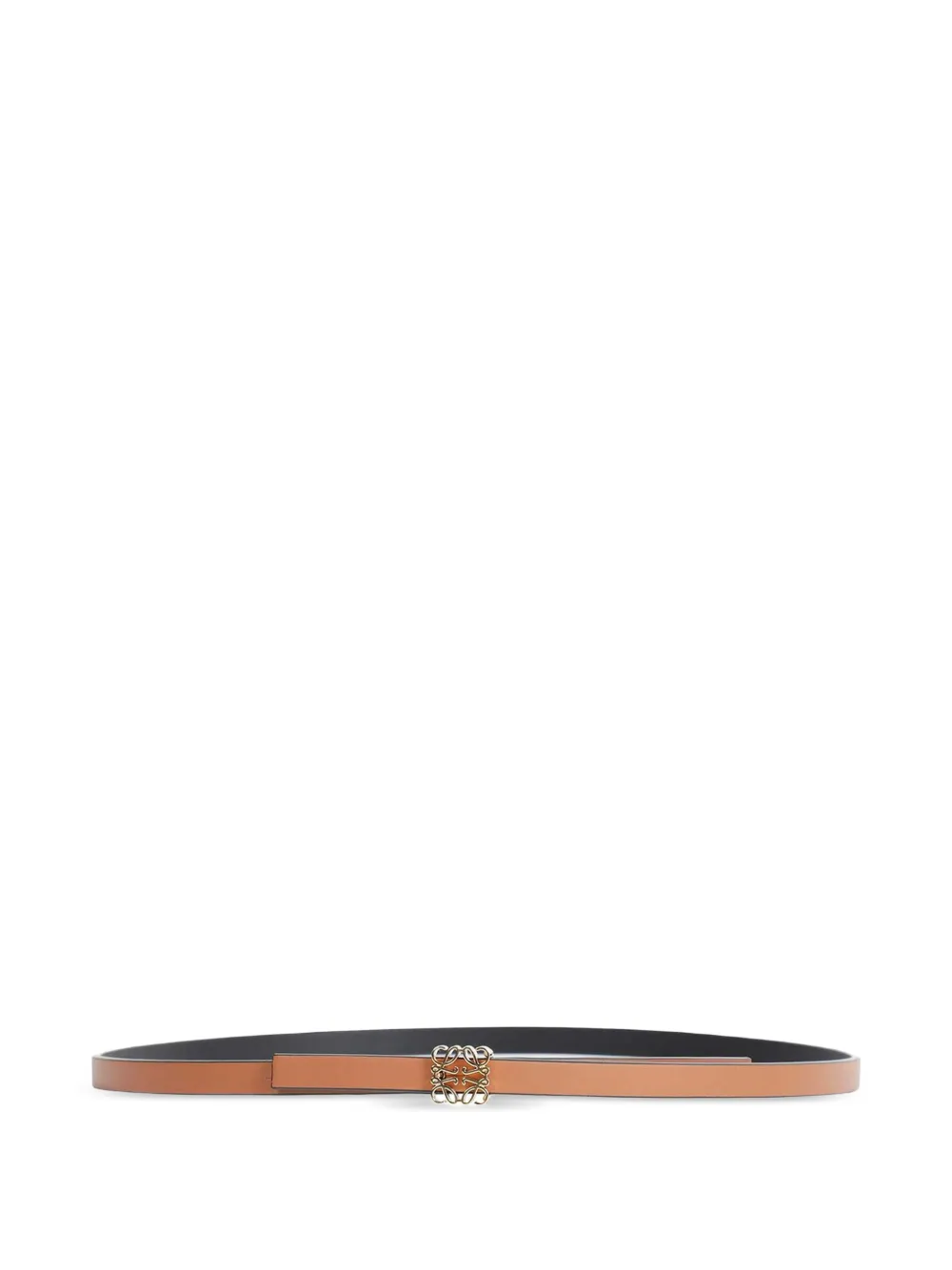 Loewe Anagram Cube Reversible Belt In Brown