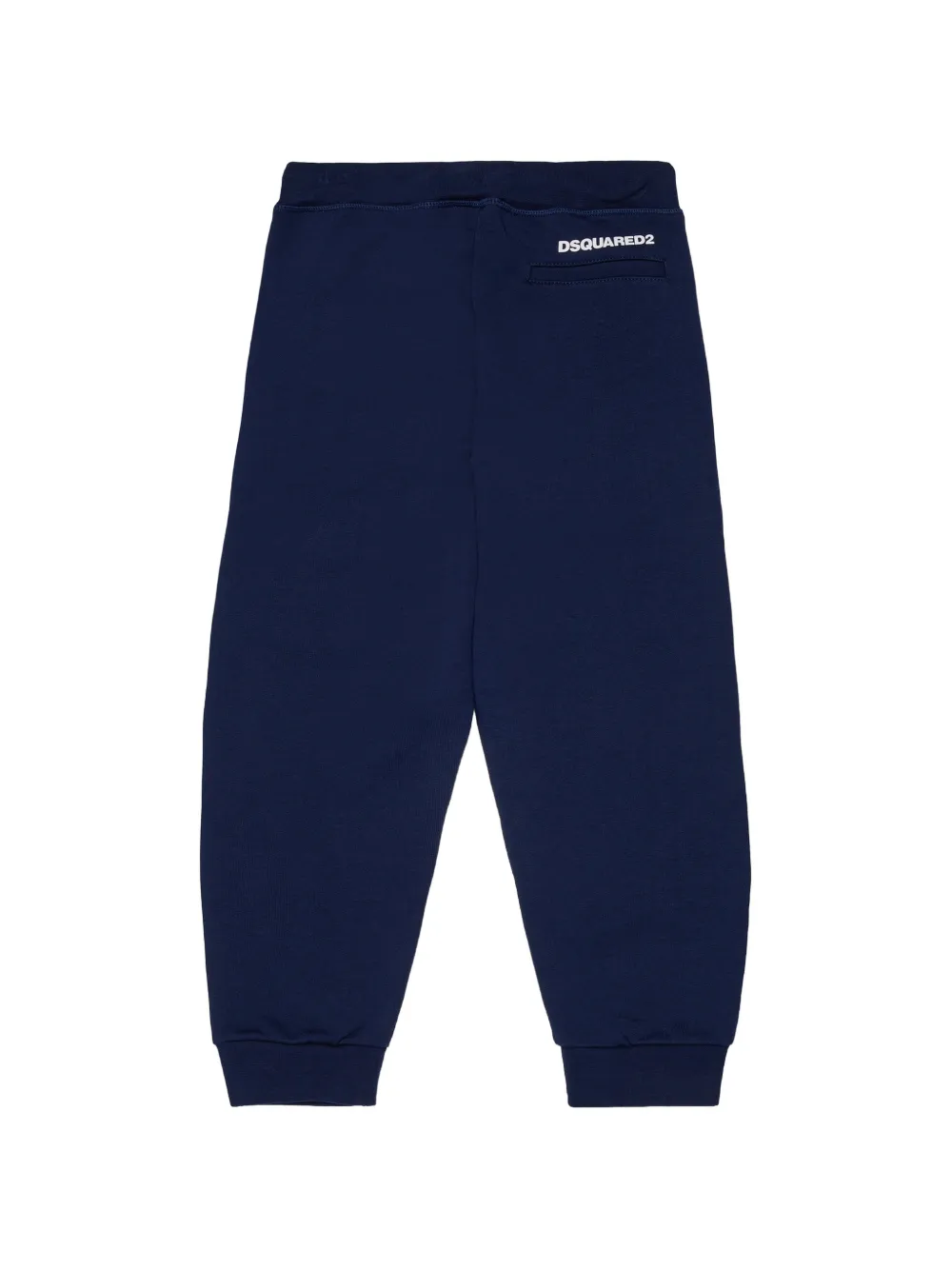 DSQUARED2 KIDS Trainingsbroek met logoprint en trekkoord Blauw