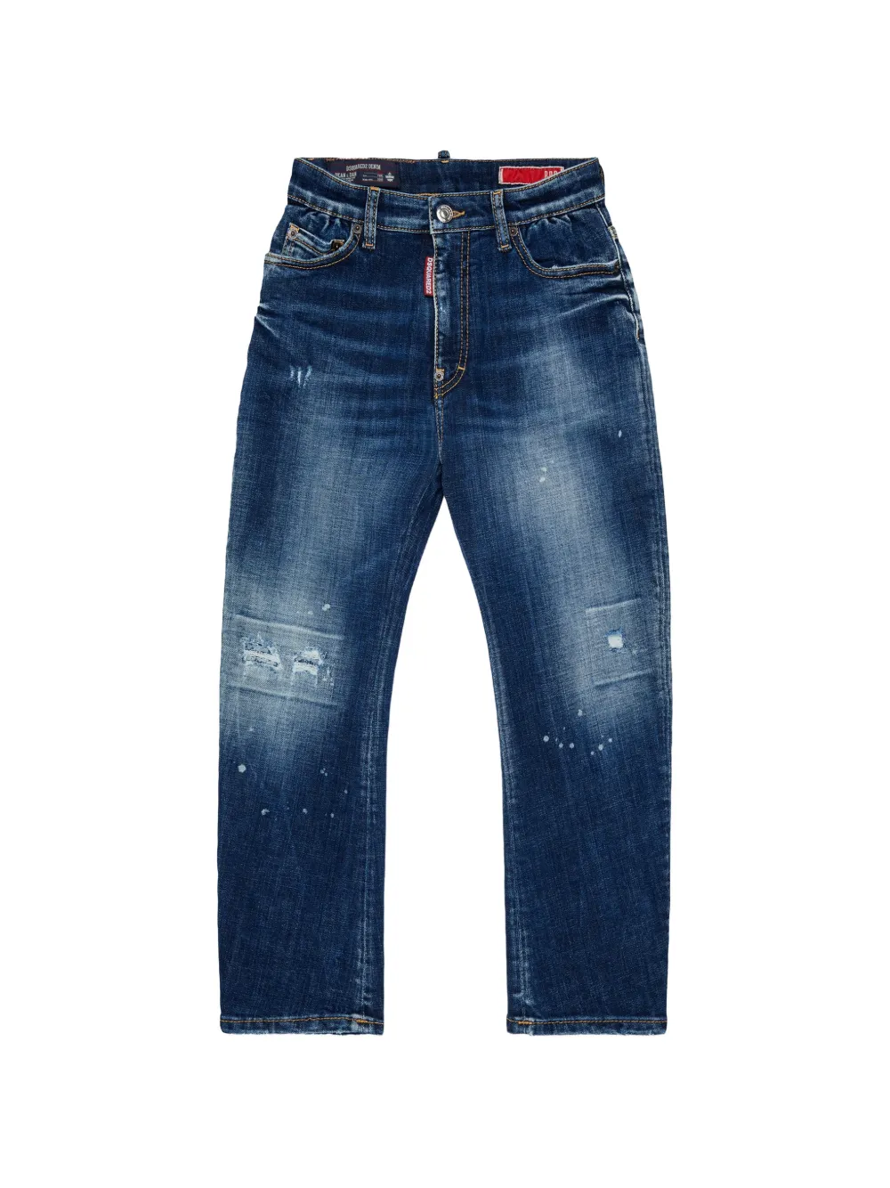 DSQUARED2 KIDS Jeans con effetto vissuto - Blu