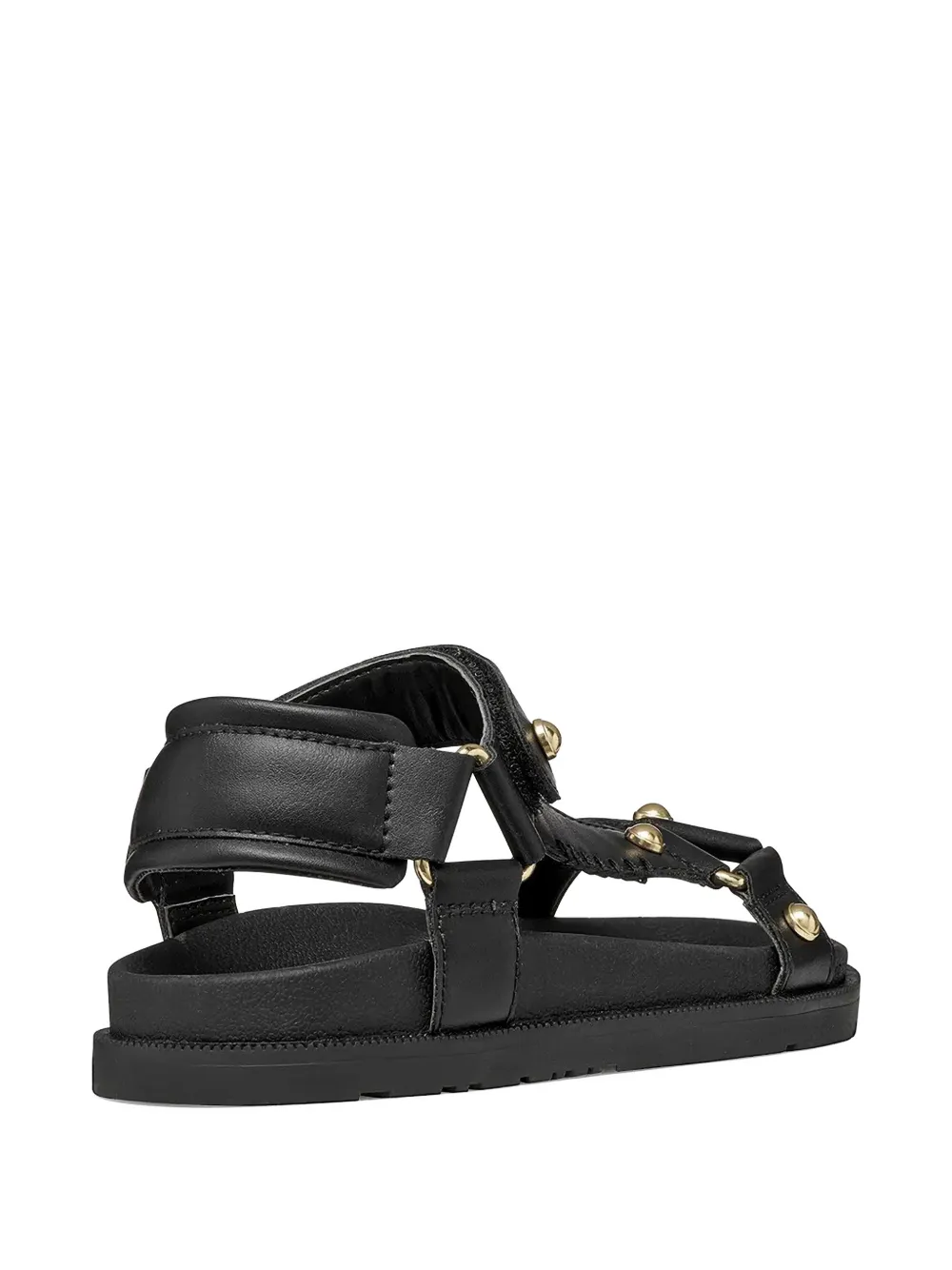 Geox Foammentera stud-embellished touch-strap sandals Zwart
