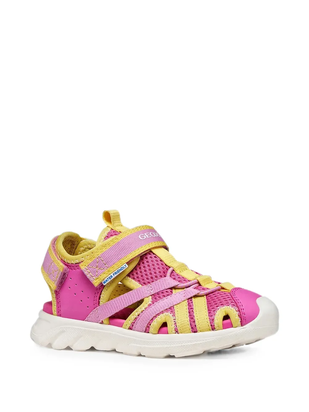 Geox Kids Airadyum panelled touch-strap sandals Roze